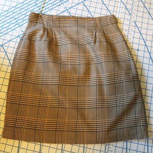 Vintage Ruff Hewn Glen Plaid Skirt, Size 4
